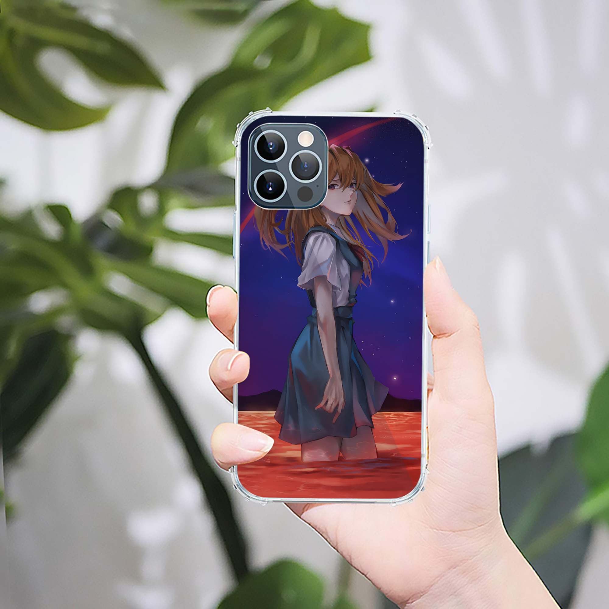 （画像用） EVA 新世紀エヴァンゲリオン 【iPhone 12シリーズ対応】透明スマホケース（クリアソフトケース）